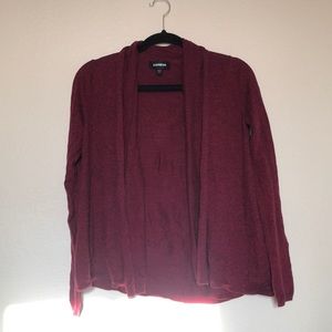 Maroon Short Express Cardigan